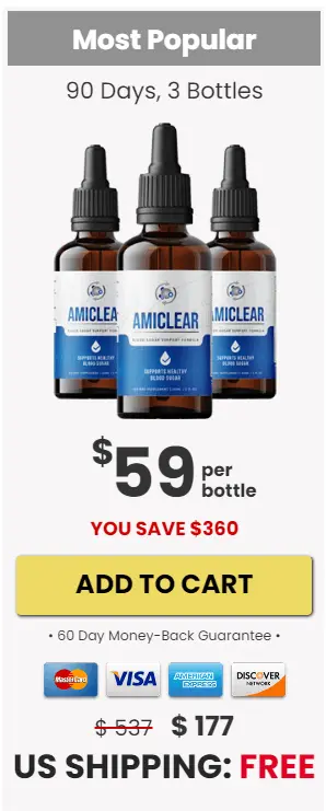 AmiClear - 6 bottle pack